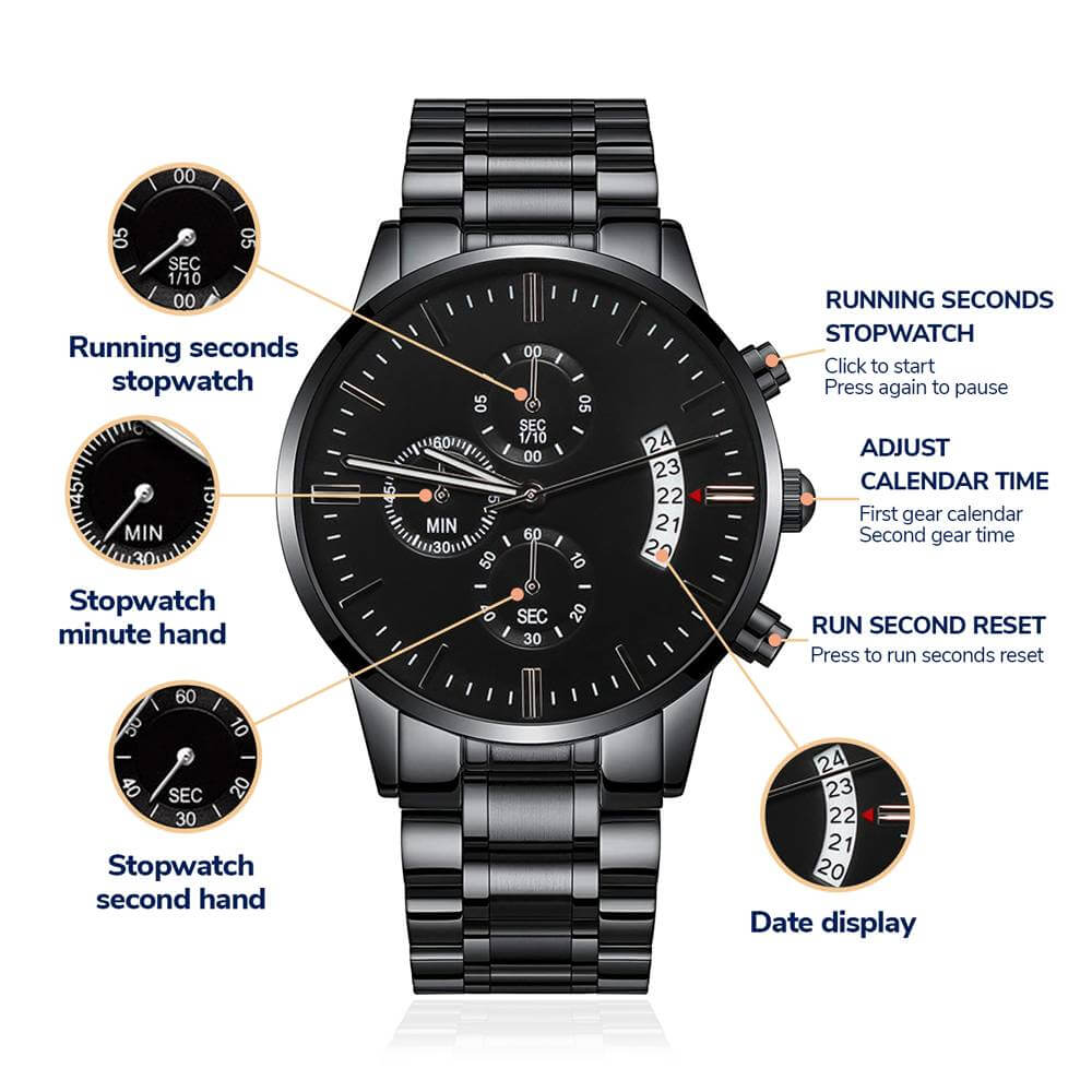 To My King (Engraved Watch)