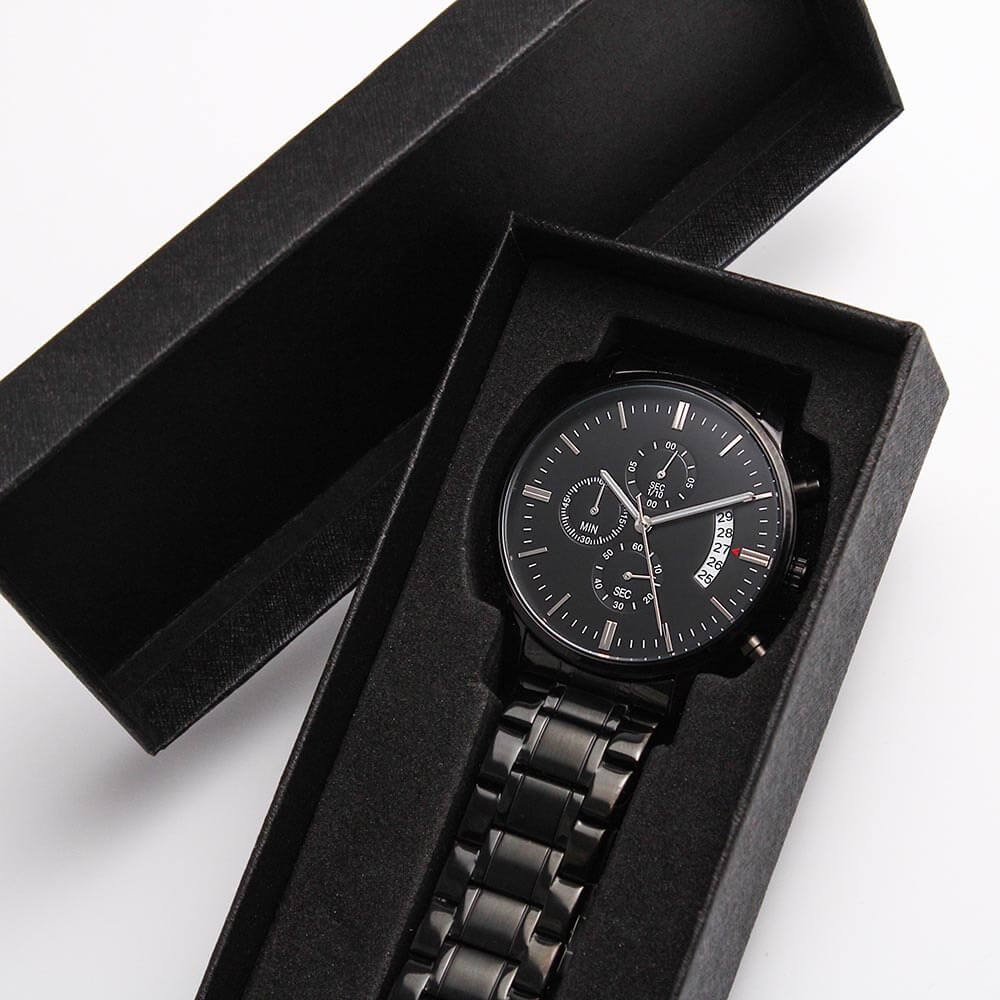 Dear Dad (Engraved Chronograph Watch)