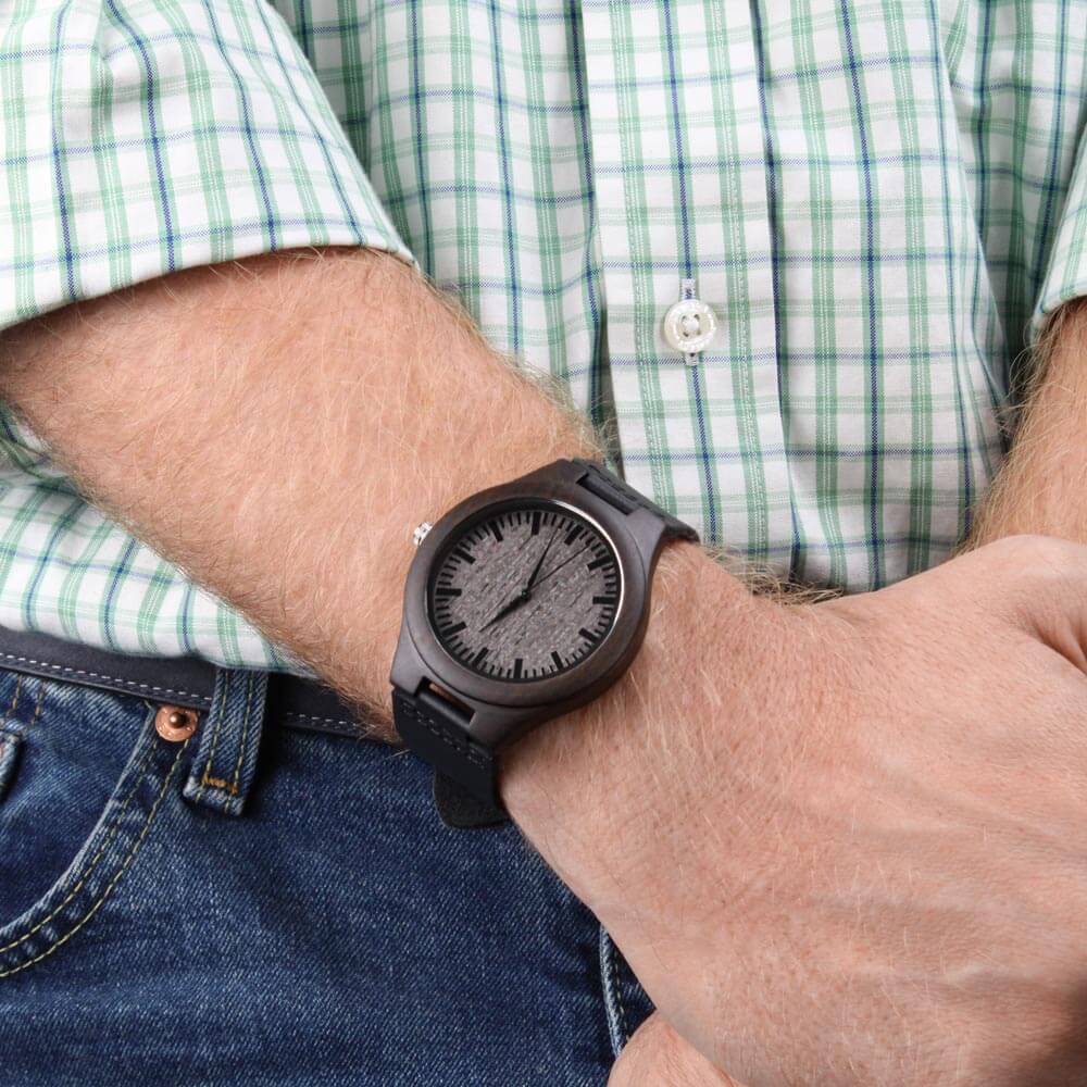 To My King - I Love You (Wood Watch)