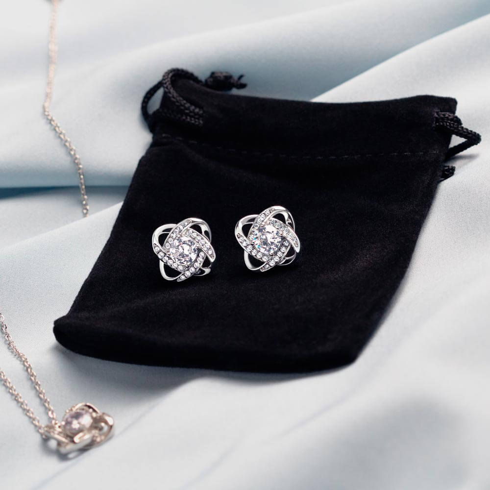 To My Future Wife - Precious (Love Knot Necklace & Earring Set)