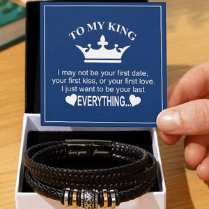 To My King (Message Card + Bracelet)