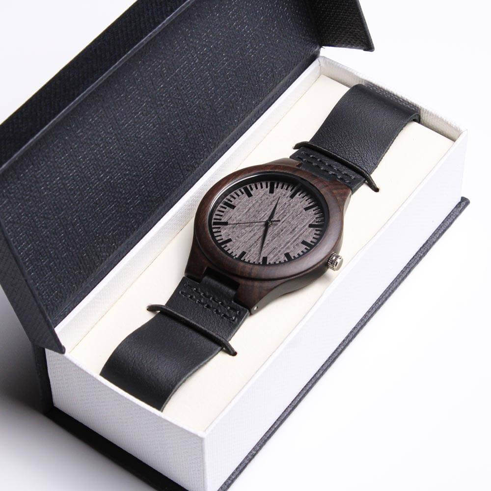 To My King - I Love You (Wood Watch)