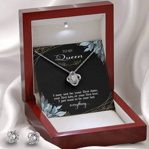 To My Queen (Love Knot Necklace & Earring Set)