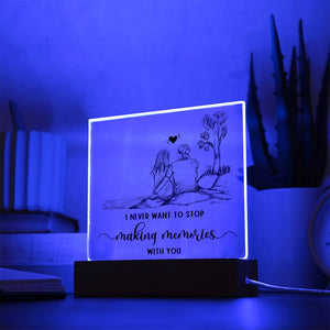 Making Memories - Acrylic Square Plaque