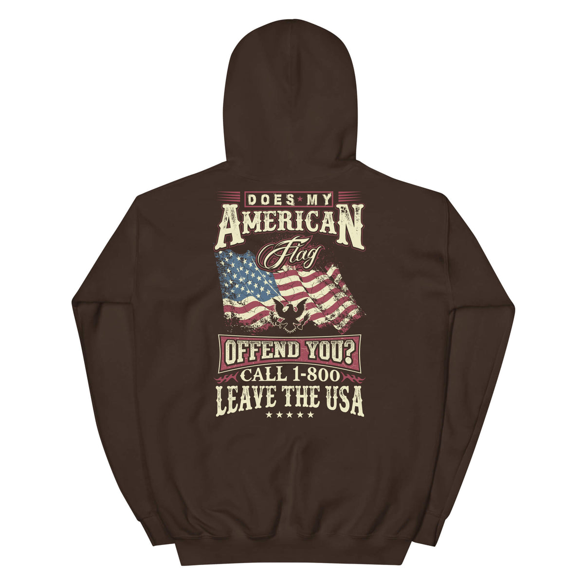 Does My American Flag Offend You? - 2nd Amendment Hoodie
