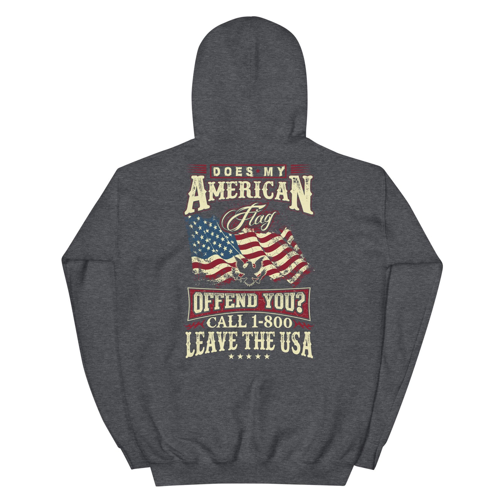 Does My American Flag Offend You? - 2nd Amendment Hoodie